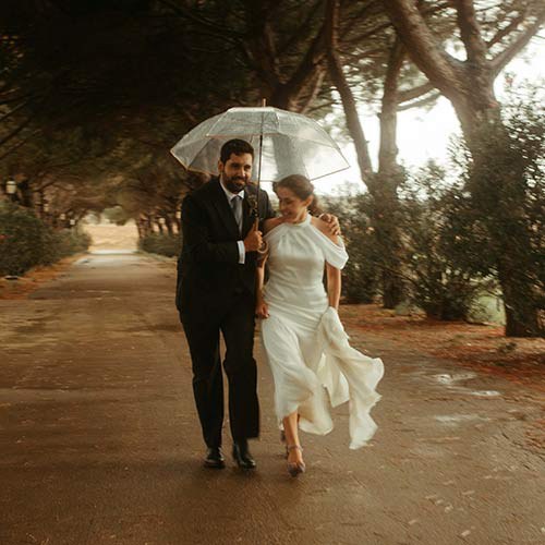 Sesión exterior de boda